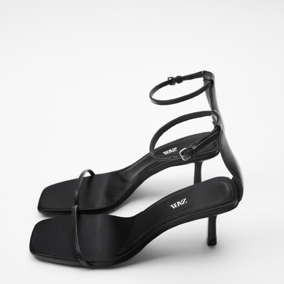 Zara Minimalist Heeled Leather - Picture 3 of 5